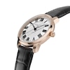 Thumbnail Image 2 of Frederique Constant Classics Rose Gold Tone & Black Leather Strap Watch