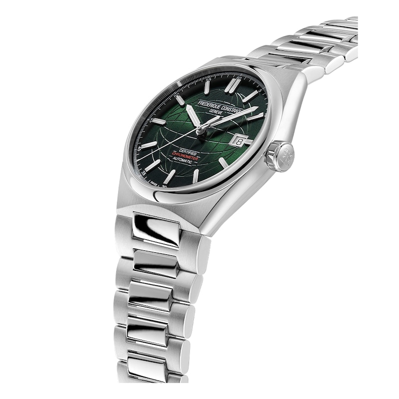 Frederique Constant Highlife Men's Green Dial & Stainless Steel Watch