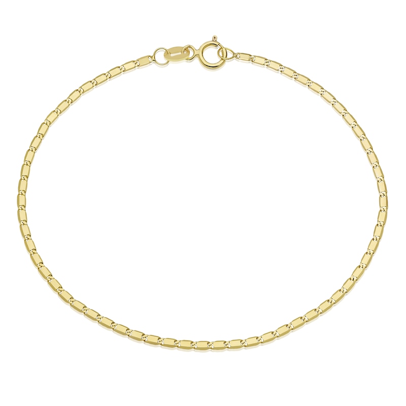Main Image 1 of 9ct Yellow Gold Fancy Link Chain Bracelet