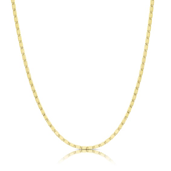 9ct Yellow Gold Polished Fancy Chain Necklace