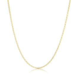 9ct Yellow Gold Fancy Sparkle Chain Necklace