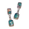 Thumbnail Image 1 of Le Vian 18ct Rose Gold Aquaprase & 2.11ct Diamond Earrings