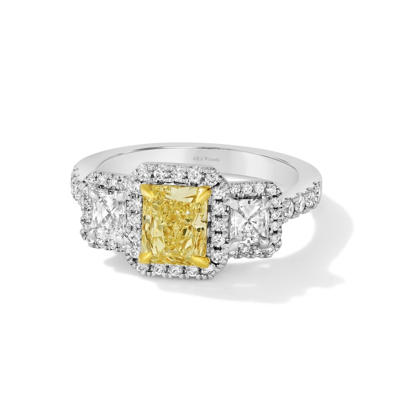 Main Image 1 of Le Vian Platinum & 2.12ct Diamond Trilogy Ring