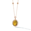Thumbnail Image 1 of Le Vian 18ct Rose Gold Opal & 1.78ct Diamond Necklace