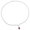 Thumbnail Image 1 of Le Vian 14ct White Gold Ruby & Vanilla 3.26ct Diamond Necklace