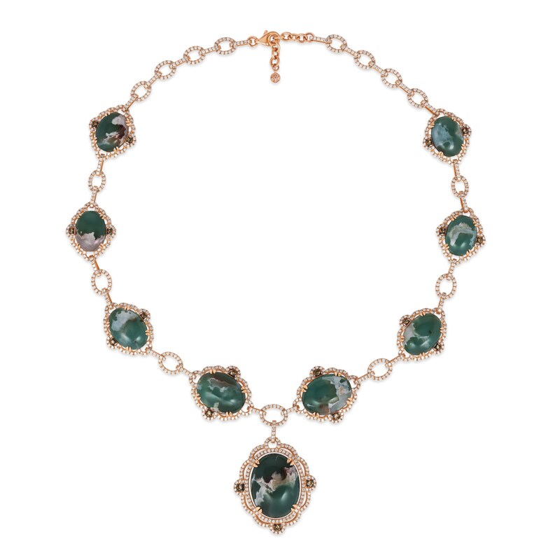 Main Image 1 of Le Vian 18ct Rose Gold & 8.87ct Diamond Necklace