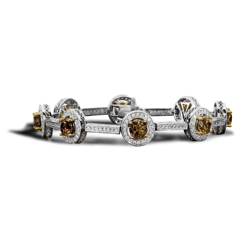 Main Image 1 of Le Vian 18ct White Gold & Vanilla 9.01ct Diamond Bracelet