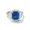 Thumbnail Image 1 of Le Vian Platinum Sapphire & 1.19ct Diamond Ring
