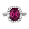 Thumbnail Image 1 of Le Vian 14ct White Gold Ruby & Vanilla 0.55ct Diamonds Ring