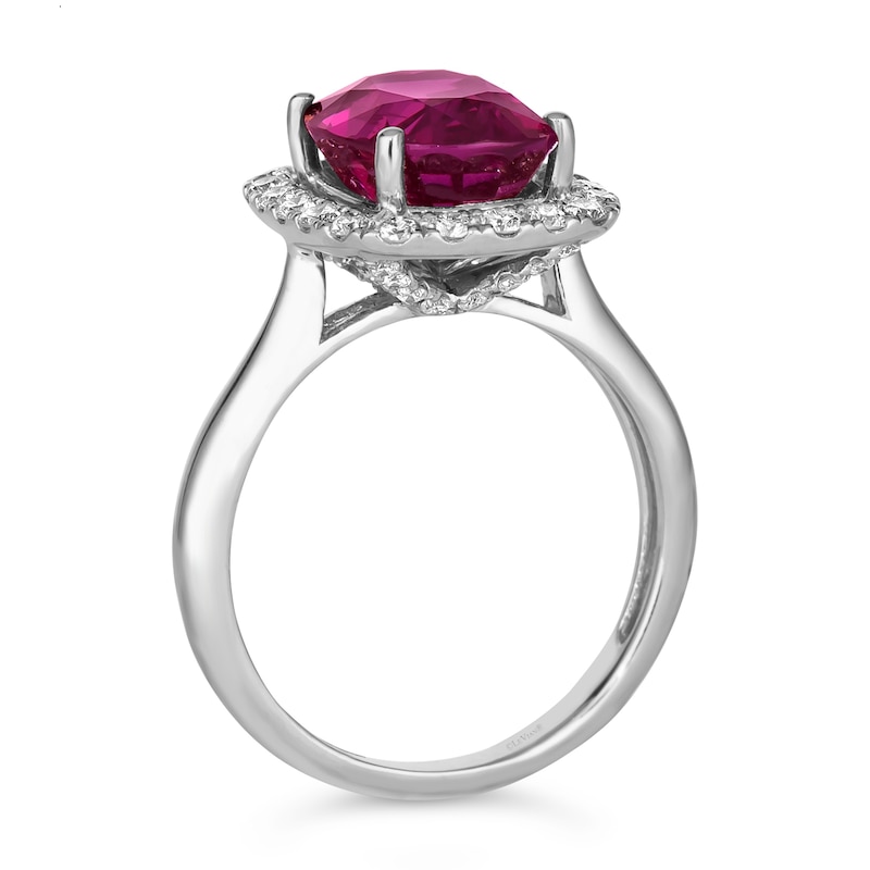 Main Image 3 of Le Vian 14ct White Gold Ruby & Vanilla 0.55ct Diamonds Ring