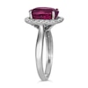 Thumbnail Image 4 of Le Vian 14ct White Gold Ruby & Vanilla 0.55ct Diamonds Ring
