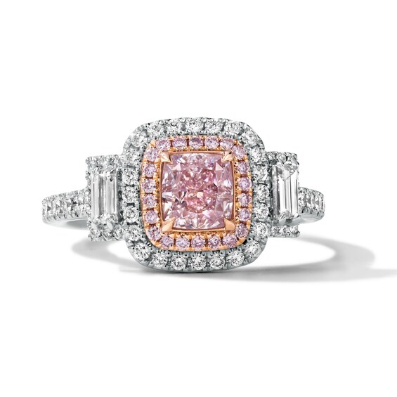 Le Vian Platinum & 18ct Rose Gold Pink 1.87ct Diamond Ring