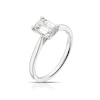 Thumbnail Image 1 of Platinum 1ct Diamond Emerald Cut Solitaire Ring