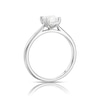Thumbnail Image 2 of Platinum 1ct Diamond Emerald Cut Solitaire Ring