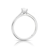Thumbnail Image 2 of Platinum 0.50ct Diamond Pear Cut Solitaire Ring