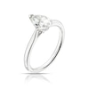 Thumbnail Image 1 of Platinum 1ct Diamond Pear Cut Solitaire Ring