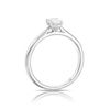 Thumbnail Image 2 of Platinum 0.50ct Diamond Oval Cut Solitaire Ring