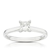 Thumbnail Image 0 of Platinum 0.50ct Diamond Princess Cut Solitaire Ring