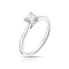 Thumbnail Image 1 of Platinum 0.50ct Diamond Princess Cut Solitaire Ring