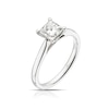 Thumbnail Image 1 of Platinum 1ct Diamond Princess Cut Solitaire Ring