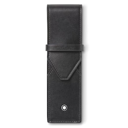 Montblanc Meisterstück Black Leather Envelope 2-Pen Pouch