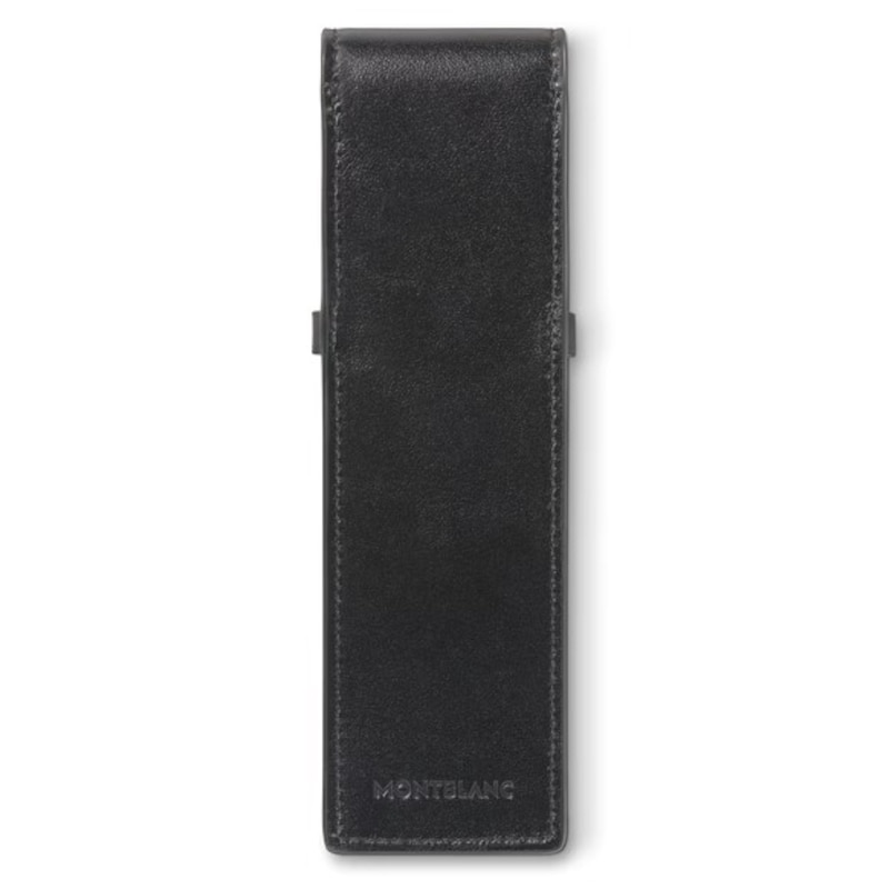 Main Image 2 of Montblanc Meisterstück Black Leather Envelope 2-Pen Pouch