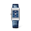 Thumbnail Image 1 of Jaeger-LeCoultre Reverso Classic Ladies' Diamond & Blue Alligator Leather Strap Watch