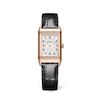 Thumbnail Image 1 of Jaeger-LeCoultre Reverso Classic Ladies' 18ct Rose Gold & Black Leather Strap Watch