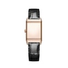 Thumbnail Image 2 of Jaeger-LeCoultre Reverso Classic Ladies' 18ct Rose Gold & Black Leather Strap Watch