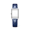 Thumbnail Image 1 of Jaeger-LeCoultre Reverso Classic Ladies' Silver Dial & Blue Alligator Leather Watch