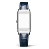 Thumbnail Image 2 of Jaeger-LeCoultre Reverso One Ladies' Diamond & Blue Alligator Leather Strap Watch