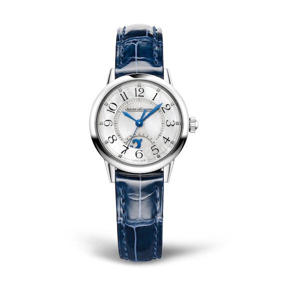Jaeger-LeCoultre Rendez-Vous Classic Ladies’ Diamond Dial & Blue Leather Watch