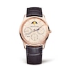 Thumbnail Image 1 of Jaeger-LeCoultre Master Ultra Thin Men's 18ct Rose Gold & Brown Alligator Leather Watch