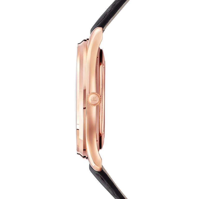 Main Image 2 of Jaeger-LeCoultre Master Ultra Thin Men's 18ct Rose Gold & Brown Alligator Leather Watch