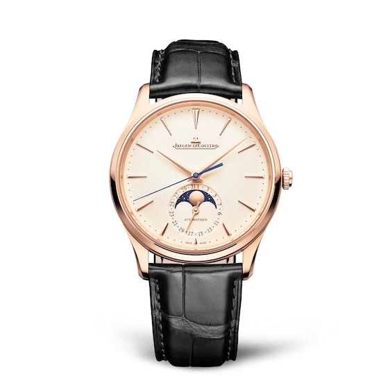 Jaeger-LeCoultre Master Ultra Thin Men’s 18ct Rose Gold & Black Alligator Leather Watch