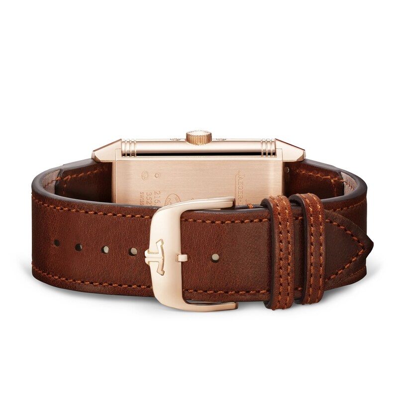 Main Image 6 of Jaeger-LeCoultre Reverso Tribute Men's Brown Calfskin Leather Strap Watch