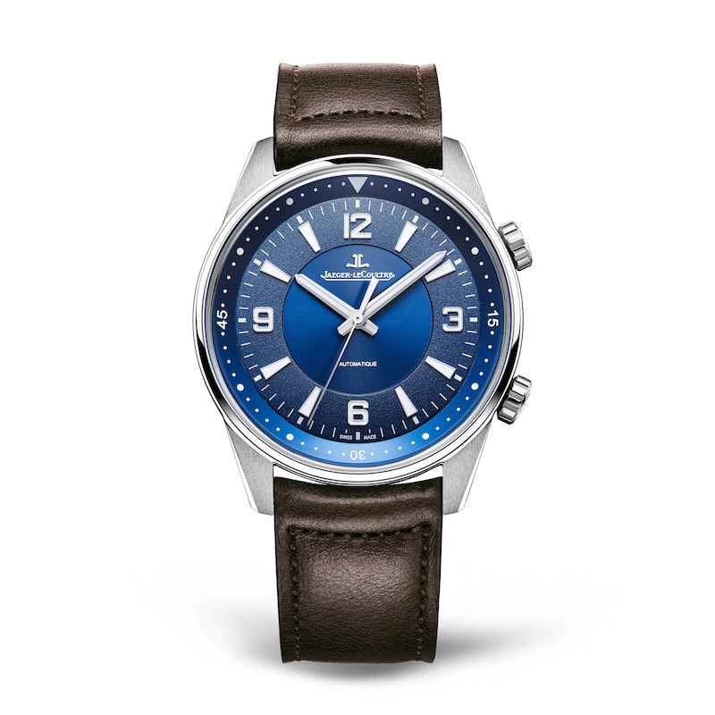 Jaeger-LeCoultre Polaris Men's Automatic Calfskin Leather Strap Watch