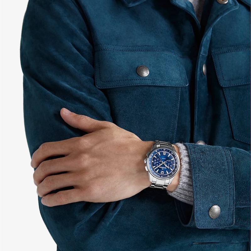 Main Image 4 of Jaeger-LeCoultre Polaris Men's Blue Dial & Stainless Steel Bracelet Watch