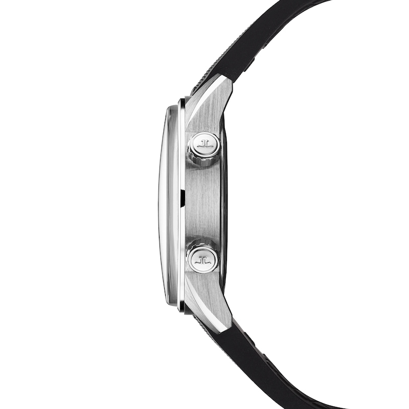 Jaeger-LeCoultre Polaris Men's Black Dial & Rubber Strap Watch
