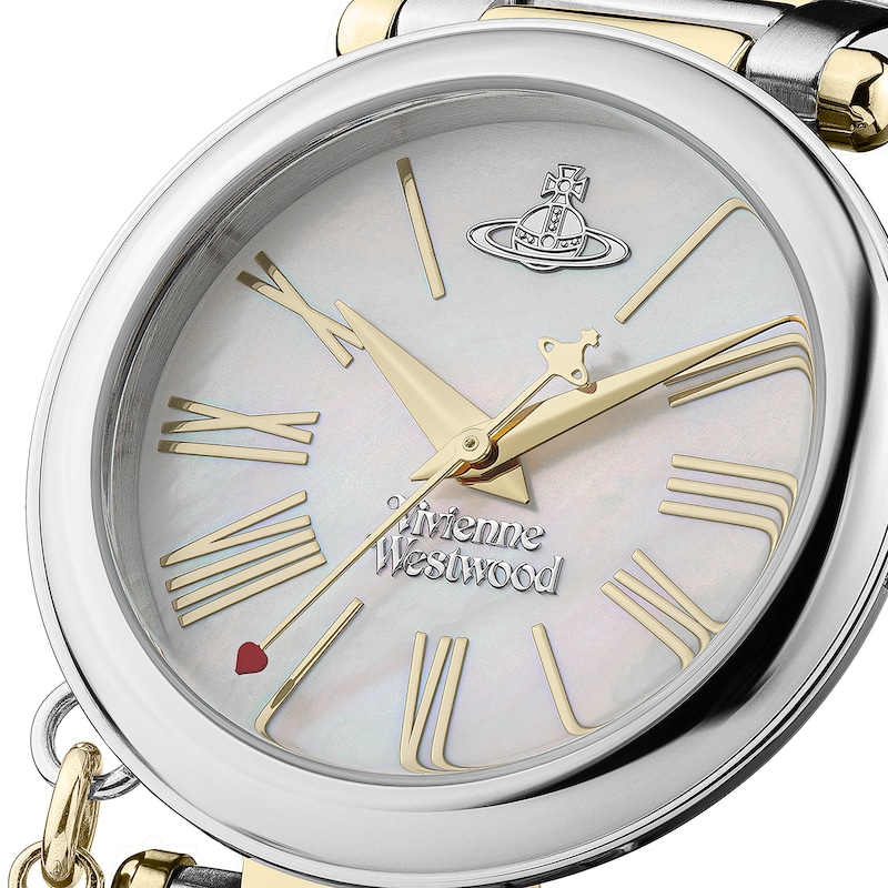 Main Image 4 of Vivienne Westwood Ladies' MOP Dial & Two Tone Bracelet Watch