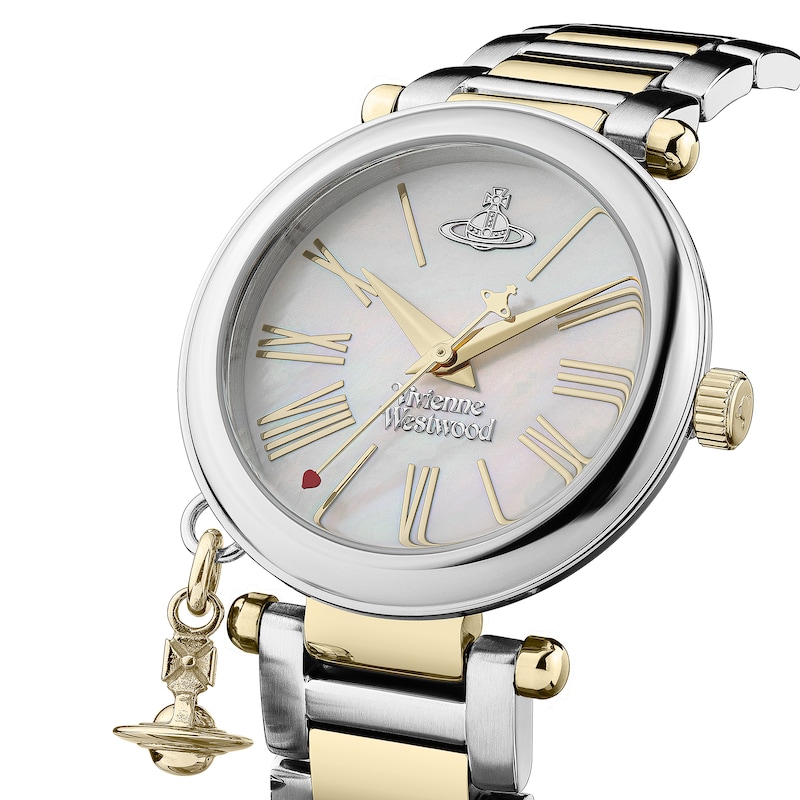 Main Image 5 of Vivienne Westwood Ladies' MOP Dial & Two Tone Bracelet Watch
