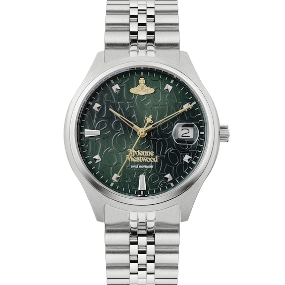 Vivienne Westwood Camberwell Ladies' Green Dial & Stainless Steel Watch