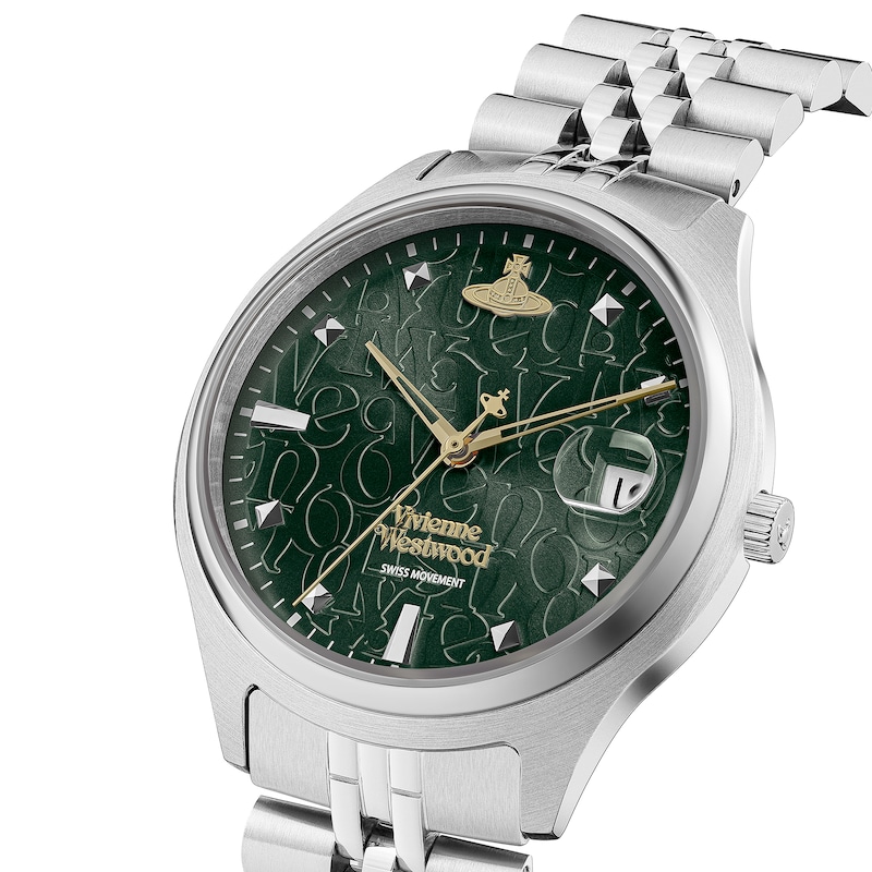 Vivienne Westwood Camberwell Ladies' Green Dial & Stainless Steel Watch