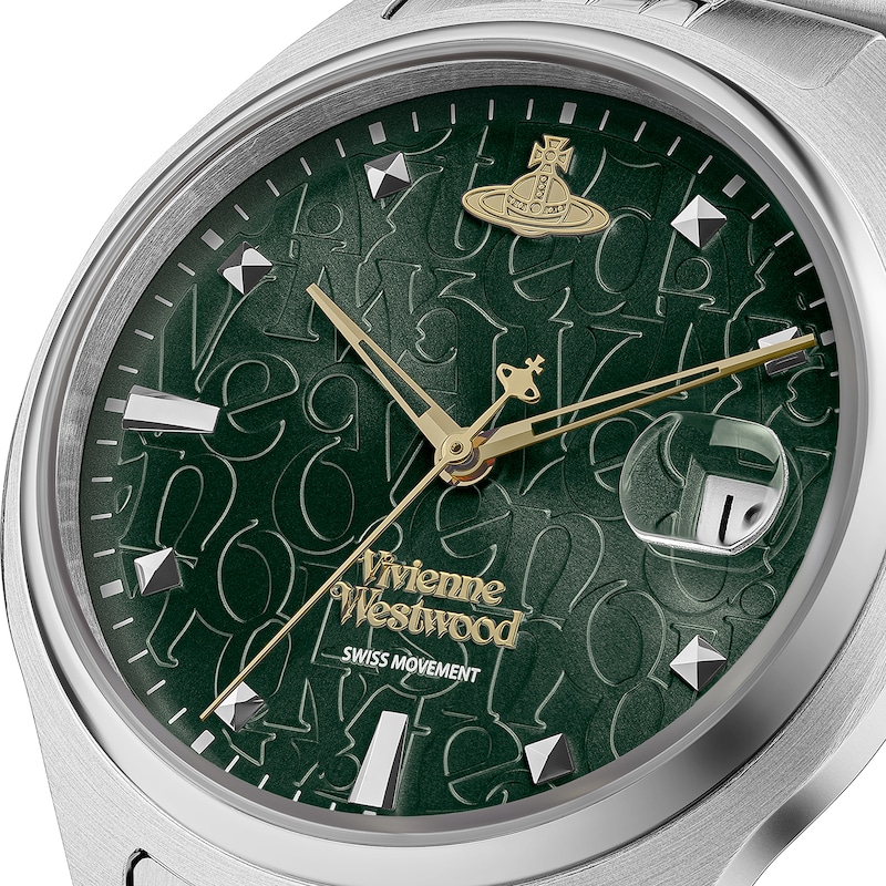 Vivienne Westwood Camberwell Ladies' Green Dial & Stainless Steel Watch