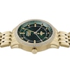 Thumbnail Image 1 of Vivienne Westwood Eastend Ladies' Crystal Green Dial & Gold-Tone Bracelet Watch