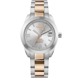 Vivienne Westwood Women's Silver Dial & Two Tone Bracelet