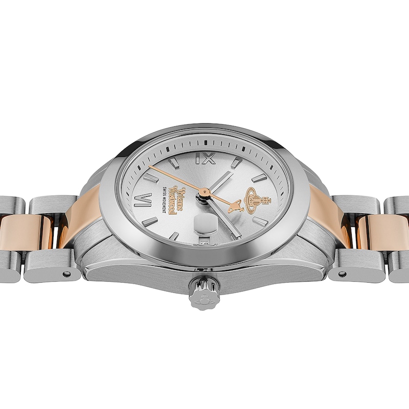 Main Image 2 of Vivienne Westwood Ladies' Silver Dial & Two Tone Bracelet