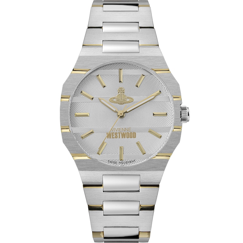 Main Image 1 of Vivienne Westwood Gold Tone Detail & Stainless Steel Bracelet Watch