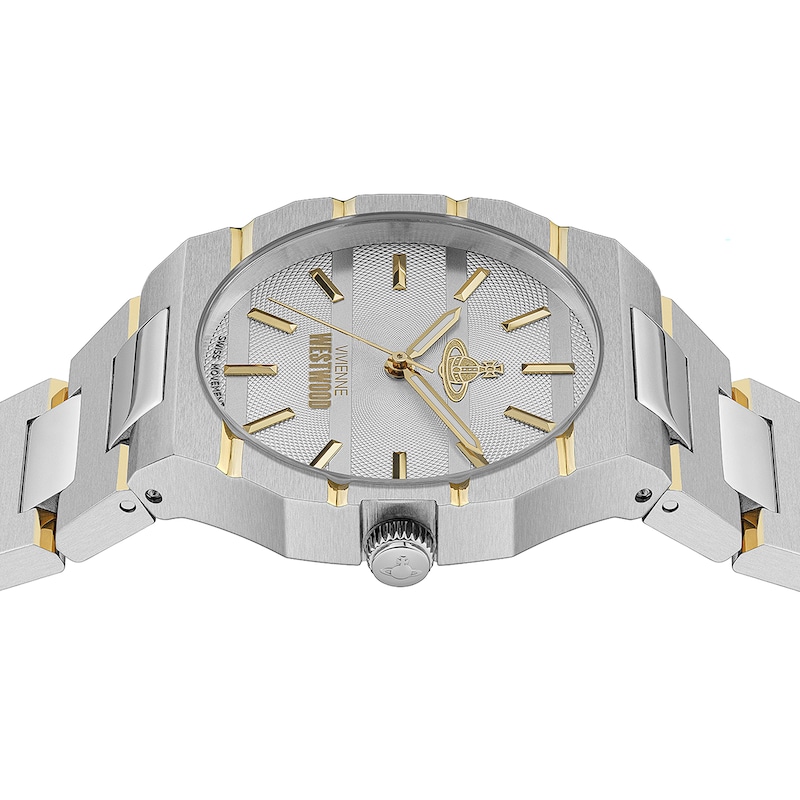 Main Image 2 of Vivienne Westwood Gold Tone Detail & Stainless Steel Bracelet Watch