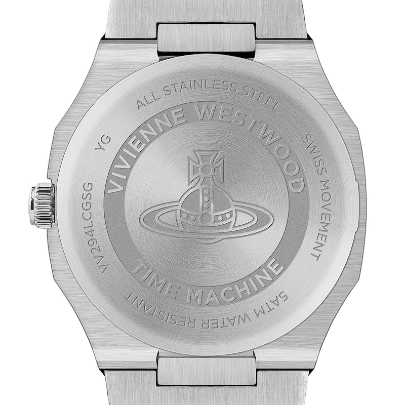 Main Image 3 of Vivienne Westwood Gold Tone Detail & Stainless Steel Bracelet Watch